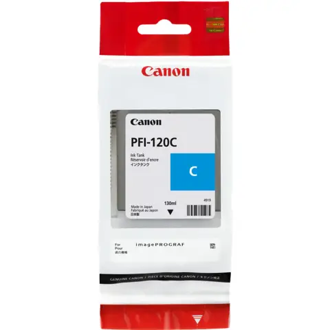 Canon PFI-120C - Tusz cyan do Canon TM-200, TM-205, TM-300, TM-305